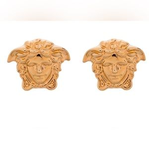 Authentic Versace Medusa Large Stud Earrings- Unisex